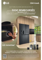 Prospectus Copra : LG vous rembourse jusqu'à 500€