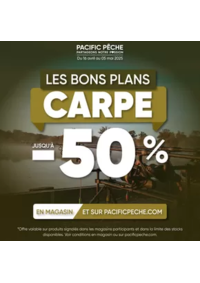 Prospectus Pacific Pêche CHATEAUROUX - POINÇONNET : Les Bons Plans Carpe vous attendent chez Pacific Pêche !