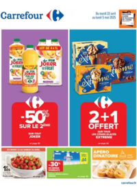 Prospectus Carrefour Drive BRIANCON : -50% SUR LE 2ÈME SUR TOUT JOKER