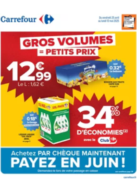 Prospectus Carrefour Express Sainte-Gauburge : GROS VOLUMES = PETITS PRIX