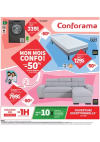 Prospectus Conforama BIGANOS : Mon mois Confo