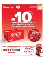 Prospectus Carrefour Drive : 10% DE REMISE IMMEDIATE COCA ORIGINAL ET PLUS DE PROMOS