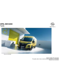 Prospectus Distributeur OPEL GARAGE GUITARD BROMMAT : Opel Movano