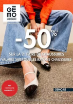Prospectus Gemo : -50% sur le 2ème