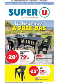 Prospectus Super U MONTMELIAN : Les beaux jours !