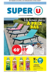 Prospectus Super U LA CHATAIGNERAIE : Les beaux jours !