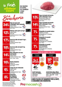 Prospectus Promocash Morzine : La boucherie