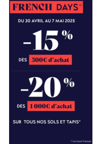 Prospectus Saint Maclou Reims Cormontreuil : French days