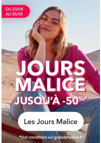 Prospectus Grain de Malice Soissons : Jour Malice