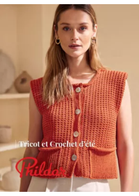 Prospectus Phildar distributeur Seyssel : Tricot et Crochet d’été