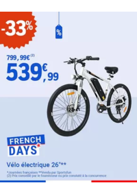 Prospectus Sport et Loisirs E.Leclerc Hennebont : French days