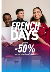 Prospectus Le Coq Sportif PARIS 1 Rue Montmartre : French days
