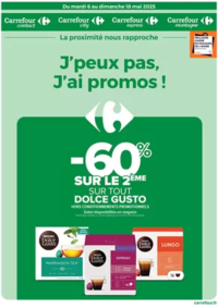 Prospectus Carrefour Express Courtomer : J'PEUX PAS J'AI PROMOS DU 06 AU 18 MAI 2025