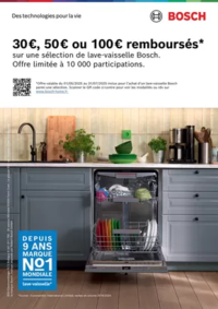 Prospectus BeDigital Vitre : BOSCH LAVE-VAISSELLE