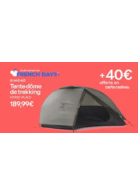 Prospectus DECATHLON MONTELIMAR : French days