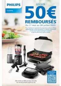 Prospectus Boulanger Saint-Maximin : Offre Philips : Jusqu'à 50€ remboursés!