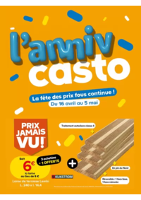 Prospectus Castorama RENNES - ST JACQUES DE LA LANDE : La fête des prix fous continue !