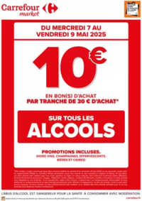 Prospectus Carrefour Market ANSE : OPERATION BONS D’ACHAT SUR LES ALCOOLS