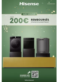 Prospectus Boulanger Petite-Forêt : OFFRE Hisense : jusqu'à 200€ remboursés !