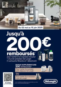 Prospectus Connexion SELESTAT : Delonghi Jusqu'à 200€ remboursés