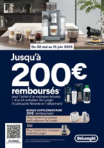 Promos et remises  : Delonghi Jusqu'à 200€ remboursés
