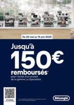 Prospectus Connexion : Jusqu'à 150€ remboursés pourl'achat d'une cafetière DELONGHI La Specialista