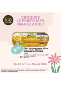 Prospectus Biomonde Saint Gilles Croix de Vie : CROQUEZ LE PRINTEMPS, MANGEZ BIO!