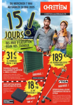 Promos et remises  : 15 JOURS DE PRIX D'EXCEPTION POUR VOS TRAVAUX !