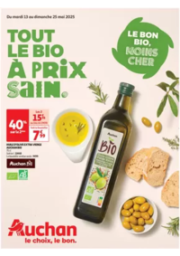 Prospectus Auchan BRIVES CHARENSAC : Tout le bio à prix sain
