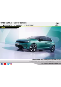 Prospectus Distributeur OPEL GARAGE FELDBAUER SARL SAINT-LOUIS : Opel Corsa