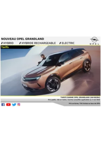 Prospectus Distributeur OPEL GARAGE ALLARY JEROME SAINT-MARTIAL-DE-VALLETTE : Opel Nouveau Grandland