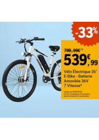 Prospectus Sport et Loisirs E.Leclerc Sarrebourg 2 Rue Des Tanneurs : Le sport pour tous