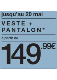 Prospectus Devred 1902 STRASBOURG : Veste + pantalon