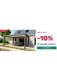 Prospectus K par K AVIGNON : -10% Sur les pergolas et carports