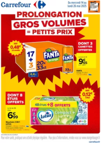 Prospectus Carrefour Express Paris 114 boulevard St Germain : LES GROS VOLUMES = LES PETITS PRIX A SAISIR