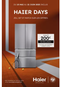 Prospectus Copra MESQUER : Haier vous rembourse jusqu'à 200€