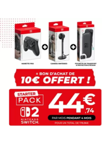 Prospectus Micromania Valenciennes : Starter Pack Nintendo Offer