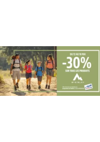 Prospectus Go Sport SAINT-QUENTIN-EN-YVELINES : -30% sur tous les produits