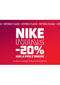 Prospectus Foot Locker Rouen : Nike -20% sur le prix d'origine