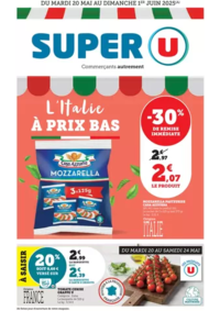 Prospectus Super U LA RAVOIRE : Spécial Italie