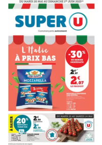 Prospectus Super U SOUAL : Spécial Italie