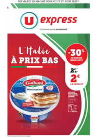 Prospectus U Express LIMOGES RUE DU MAS LOUBIER : Spécial Italie