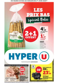 Prospectus Hyper U COLMAR : Spécial Italie