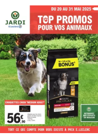 Prospectus Jardi E.Leclerc LESPARRE MEDOC : Top promos pour vos animaux