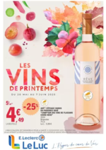 Prospectus E.Leclerc : FOIRE AUX VINS DE PRINTEMPS