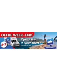 Prospectus France Cars Illzach : 2 jours pris = 2 jour offert !
