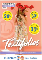 Prospectus E.Leclerc : TEXTIFOLIES