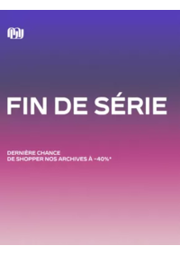 Prospectus Minelli Gap : Fin de série