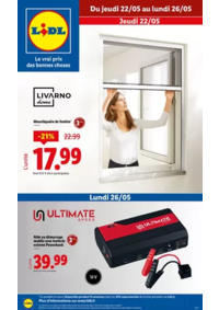 Prospectus Lidl MONTROUGE 74 avenue Marx Dormoy : Moustiquaires, bien-être, sport, jeux pour enfant… Profitez des ventes Lidl !