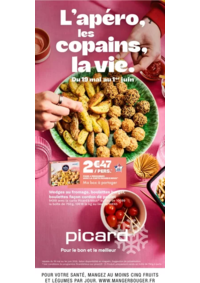 Prospectus Picard QUEVERT : L'apéro, les copains, la vie